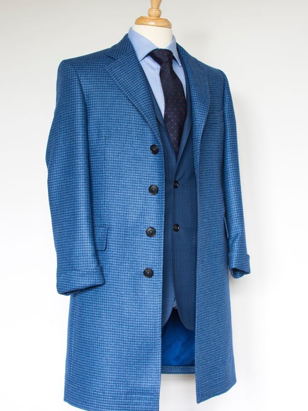 Holland and Sherry alpaca overcoat tailored bespoke by Bhambi's Custom Tailors Manhattan – luxury custom topcoat